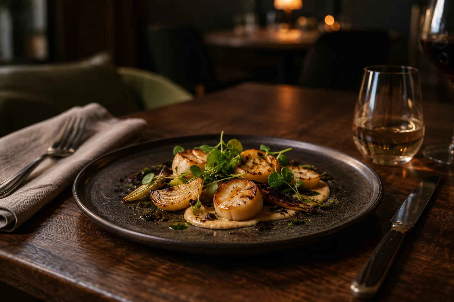 Restaurantgerecht als visueel onderdeel van restaurantwebsite design